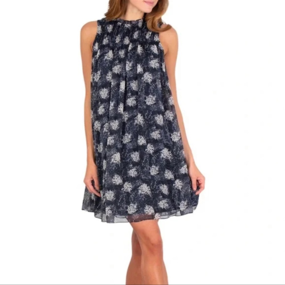 NWT Joie Baltic print mini swing dress
